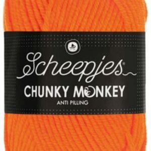 Chunky Monkey acrylwol 100 gram 2002 oranje