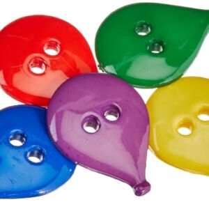 OUTLET Kunststof aannaaibare sierknopen, Ballonnen, 10 stuks