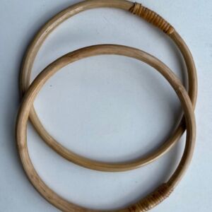 OUTLET Tasbeugel bamboe rond 20 cm a 2 stuks