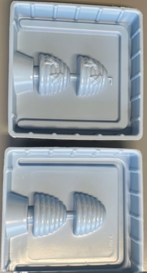 OUTLET Kaarsengietvorm / kaarsengietmal 2 bijenkorfjes, 2 x 51mm