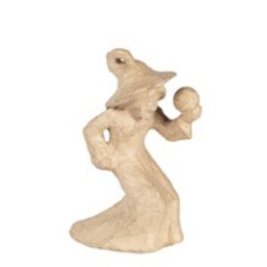 Eco shape heks met kristallen bol, 15 x 8 x 20 cm