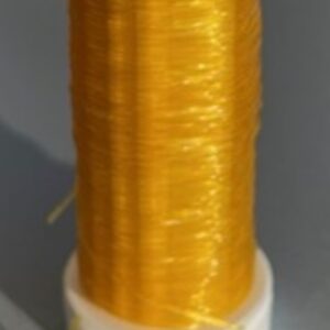 OUTLET Elastisch kralenkoord / elastisch rijgdraad, 0.5mm x 15 meter, geel