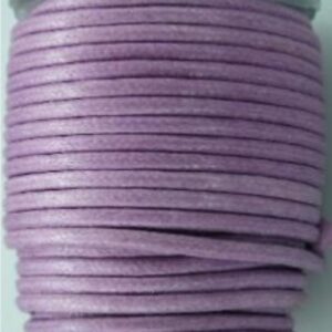 OUTLET Katoenen waskoord / waxkoord, 2mm, 10 meter, lila