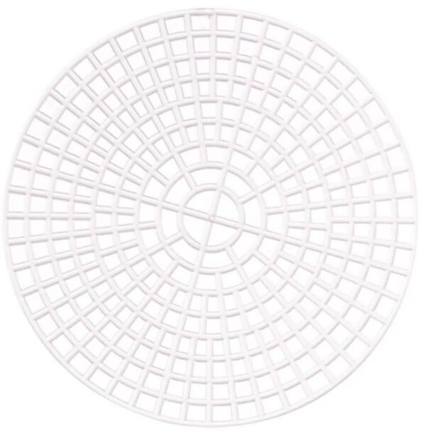 OUTLET Straform Plastic Stramien, 10 stuk, rond, 7.5 cm