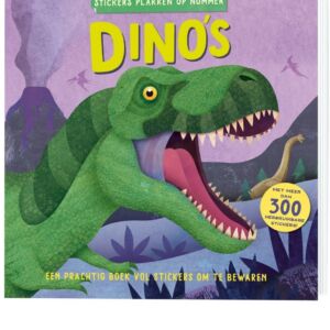 Stickers plakken op nummer, Dino's