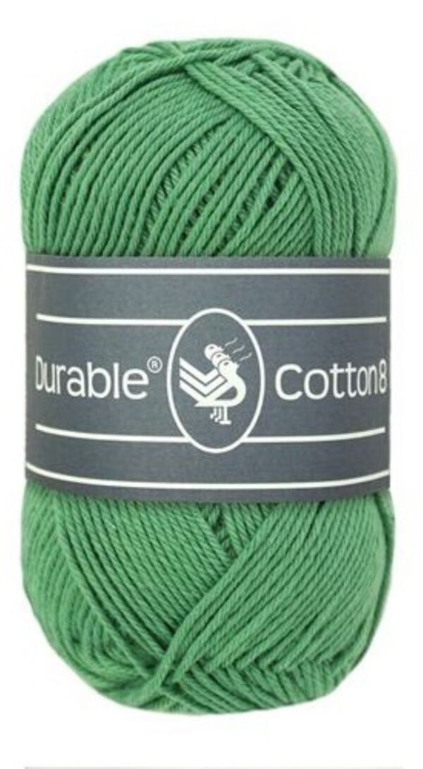 Durable cotton 8, katoenen breigaren/haakgaren, 50 gram, 2133 Dark Mint