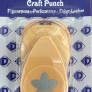 OUTLET Figuurpons / papierpons, 16mm, bloemblaadje