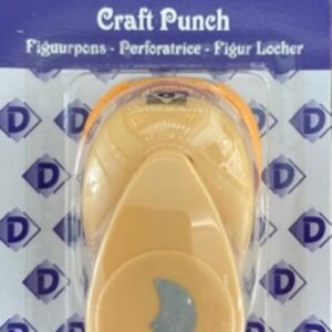 OUTLET Figuurpons / papierpons, 16mm, Maan