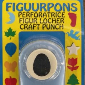 OUTLET Figuurponsje / papierponsje, 16mm, ei