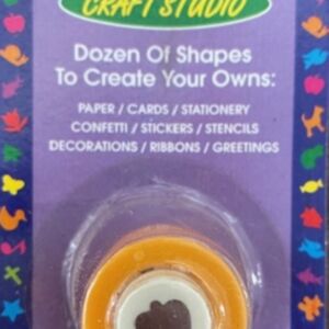 OUTLET Mini figuurponsje / papierponsje, 9.5 mm, appel