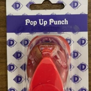 OUTLET Pop up figuurpons / papierpons, 3D, 16mm, vlinder