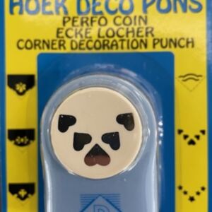 OUTLET Hoekpons 5 hartjes, 38mm