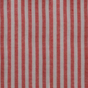 Bedrukte katoenen stof, 45 x 50 cm, rood gestreept
