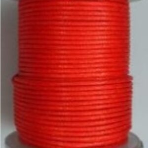 OUTLET Katoenen waskoord / waxkoord, 1mm, 20 meter, rood