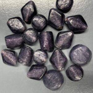 OUTLET Glaskralen mix, 25 gram, paars