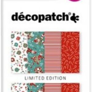 Decopatchpapier 30 x 40 cm, 4 vel, kerst elfjes