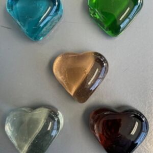 Glasnuggets, 17-20 mm, 200 gram, 13 st, mix hart