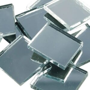 Spiegelmozaieksteentjes 20x20mm, 1000 gr (ca. 320 stuks)