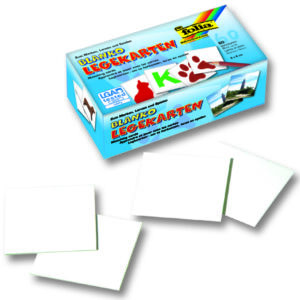 Memorykaarten van blanco wit karton, 6x6cm 60 stuks