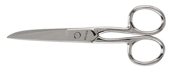 RVS schoolschaar, 13 cm, spitse en stompe punt
