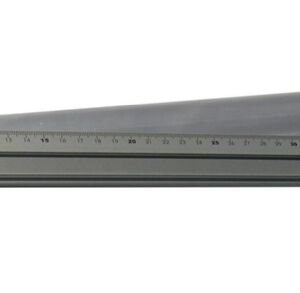 Snijliniaal aluminium, 50 cm
