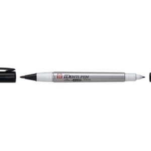 Sakura identipen, duo-point permanentmarker, zwart