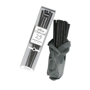 Coates houtskool middel, 4-6 mm, 25 stuks