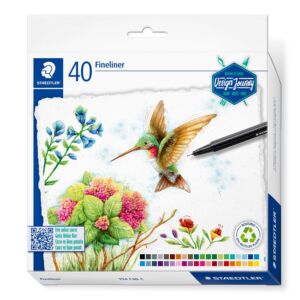 Staedtler triplus fineliners, assortiment 40 st