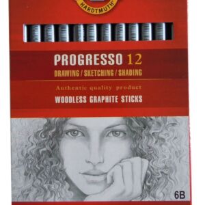 Koh-I-Noor grafietstiften, kern 7 mm, 6B 12 stuks