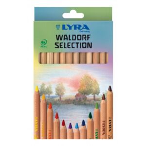Lyra super ferby Waldorf kleurknotsen, assortiment 12 stuks