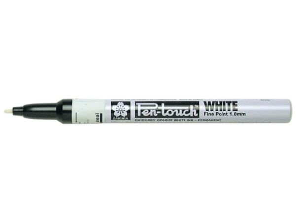 Sakura Pentouch lakmarker, wit, fijn