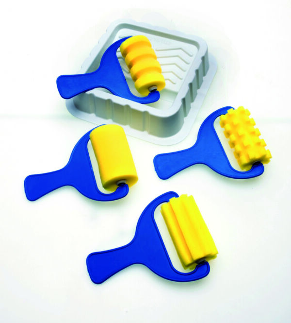 Verfrollerset 4 st inclusief 4 trays