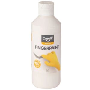 Creall vingerverf, 250 ml, wit