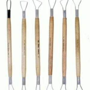 Mirettes van vlak draad/bandmirettes, 23 cm, assortiment 6 stuks