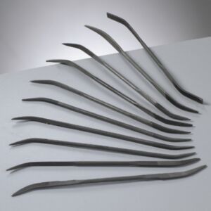 Detailvijlen voor speksteen en hout, assortiment 10 stuks