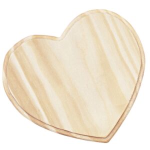 Houten hart, 12,5 x 10,5 cm