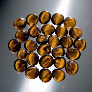 Glasnuggets, 20mm, 200 gram, bruin