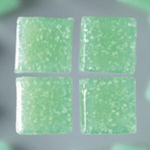 Glasmozaieksteentjes, 10x10 mm 200 gr lichtgroen