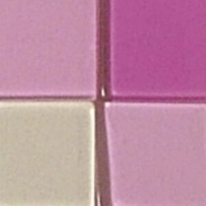 Acrylmozaiek transparant, 50 gram, 10x10mm, rozetinten