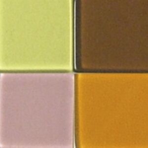 Acrylmozaiek transparant, 50 gram, 10x10mm, heldere tinten