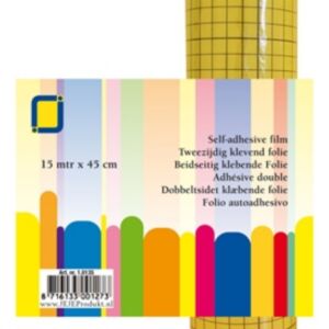 Dubbelzijdige kleeffolie 45 cm breed