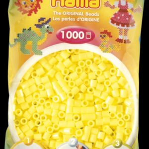 Hama midi strijkkralen, 1000 st, midi pastelgeel