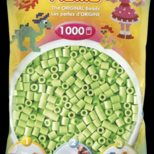 Hama midi strijkkralen, 1000 st, midi pastelgroen