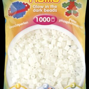 Hama midi strijkkralen, 1000 st, midi glow in the dark groen