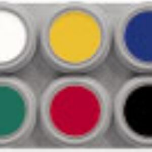 Grimas water make-up/schmink, assortiment 6 napjes