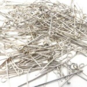 Kettelstiften, 45mm, 100 stuks, zilver