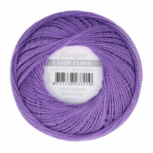 Scheepjes candy floss borduurkatoen / haakkatoen, 20 gram, violet