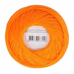 Scheepjes candy floss borduurkatoen / haakkatoen, 20 gram, oranje