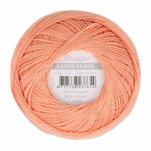Scheepjes candy floss borduurkatoen / haakkatoen, 20 gram, lichtzalm