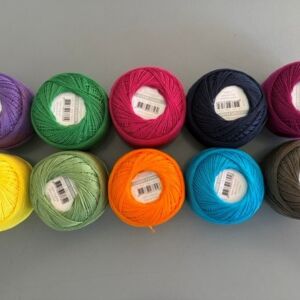 Scheepjes candy floss borduurkatoen/haakkatoen, 10 x 20 gram, heldere kleuren